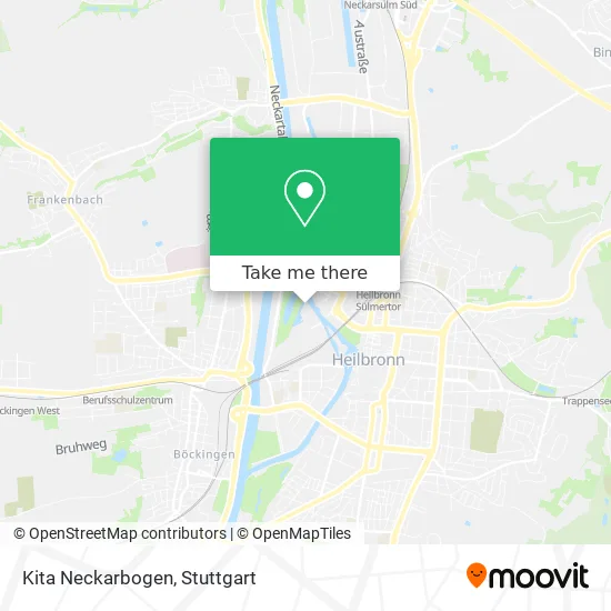 Карта Kita Neckarbogen