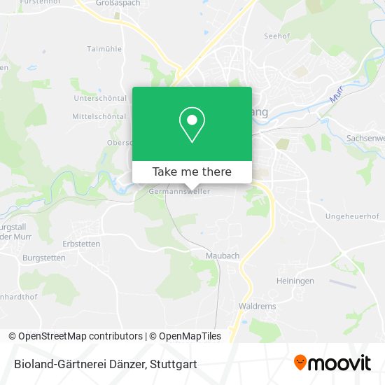 Bioland-Gärtnerei Dänzer map