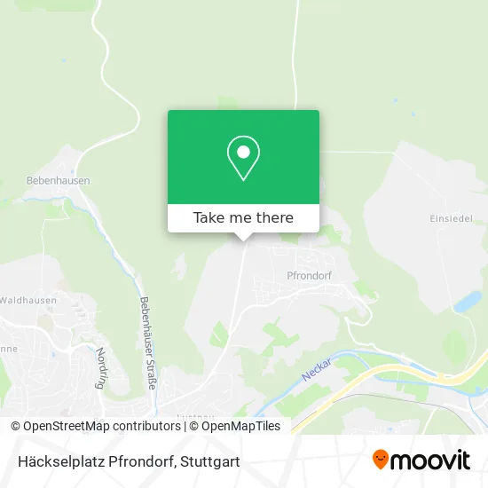 Карта Häckselplatz Pfrondorf