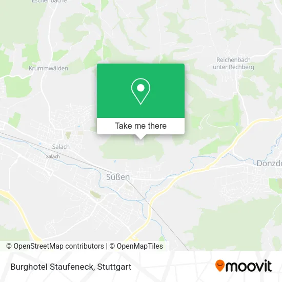 Карта Burghotel Staufeneck