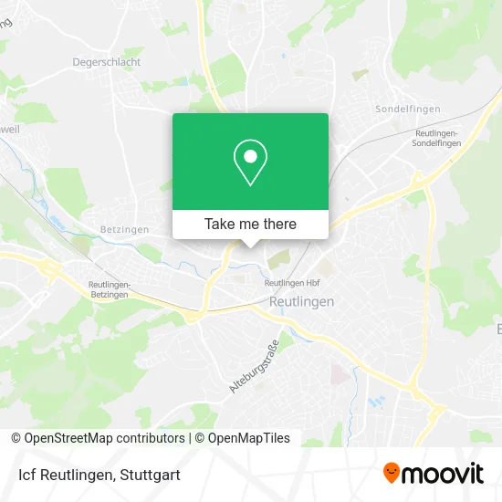 Карта Icf Reutlingen