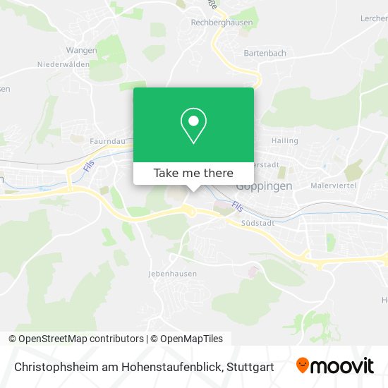 Christophsheim am Hohenstaufenblick map