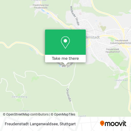 Карта Freudenstadt Langenwaldsee