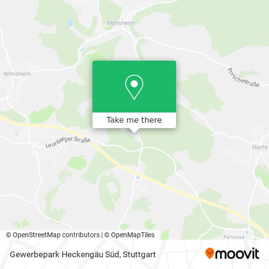 Gewerbepark Heckengäu Süd map