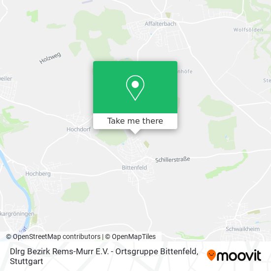 Dlrg Bezirk Rems-Murr E.V. - Ortsgruppe Bittenfeld map