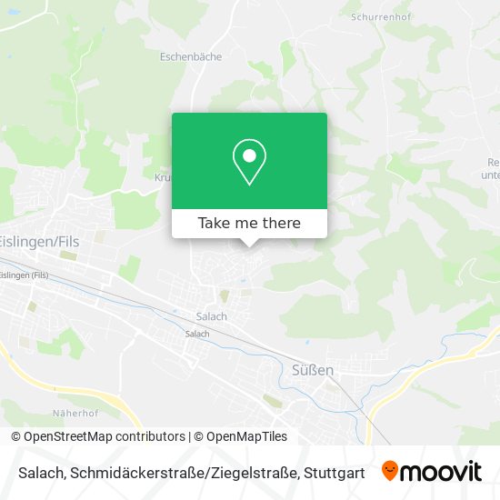 Salach, Schmidäckerstraße / Ziegelstraße map