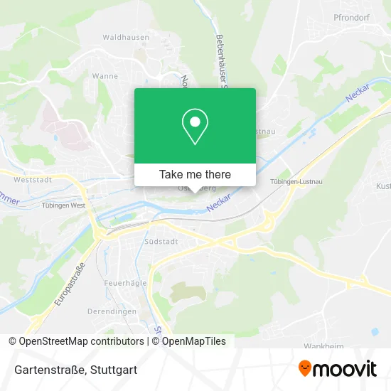 Карта Gartenstraße