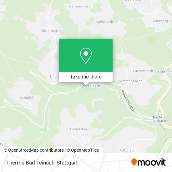 Therme Bad Teinach map