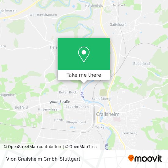 Vion Crailsheim Gmbh map