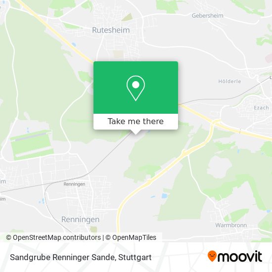 Sandgrube Renninger Sande map