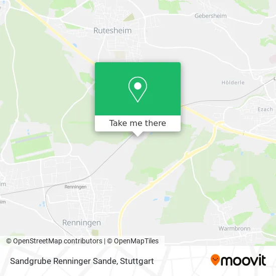Карта Sandgrube Renninger Sande