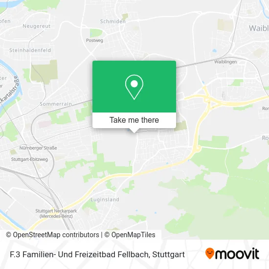 Карта F.3 Familien- Und Freizeitbad Fellbach