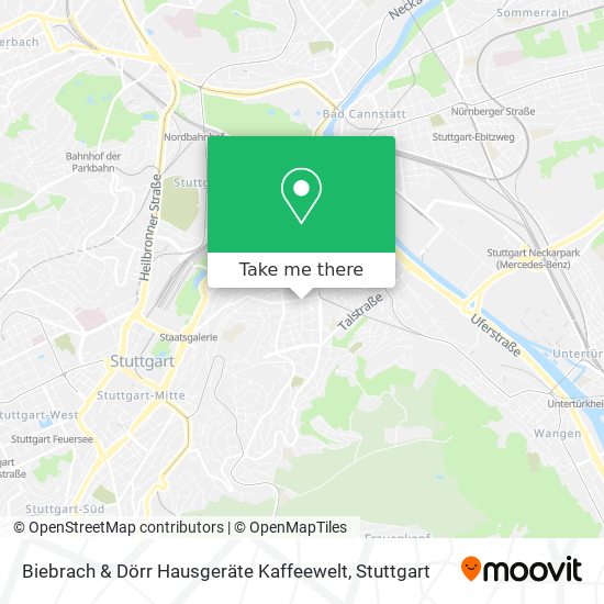 Biebrach & Dörr Hausgeräte Kaffeewelt map