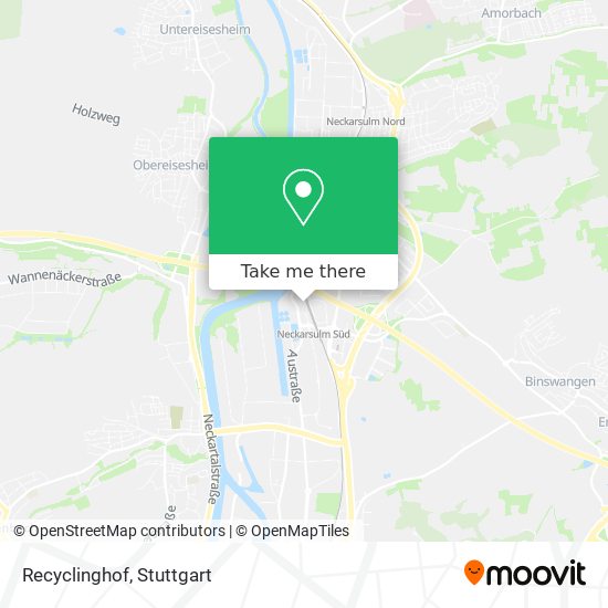 Recyclinghof map