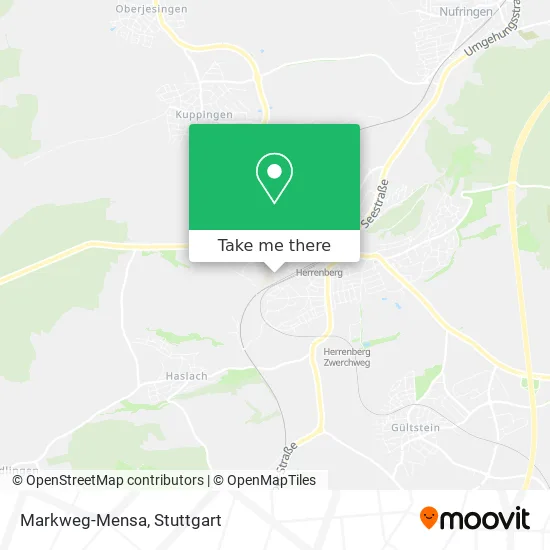 Карта Markweg-Mensa