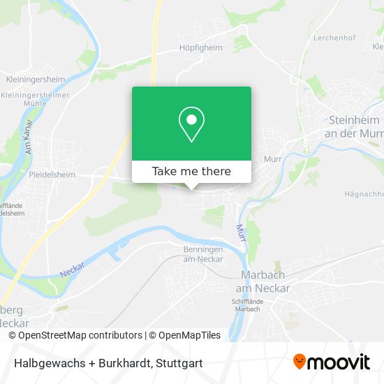 Halbgewachs + Burkhardt map