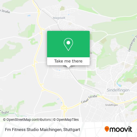 Fm Fitness Studio Maichingen map