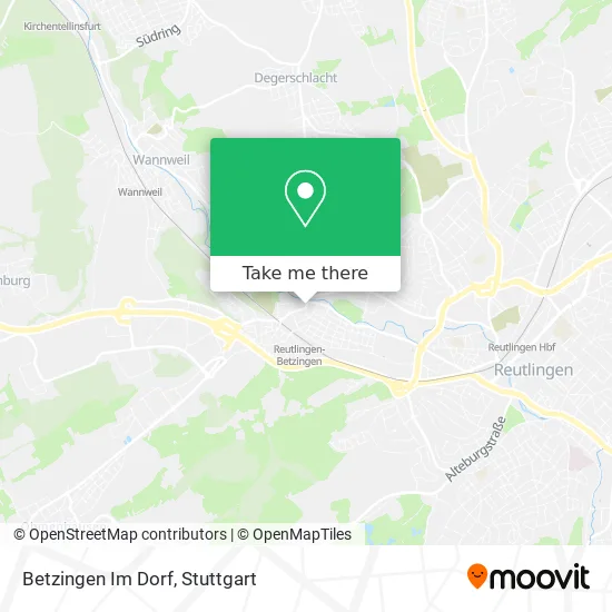 Карта Betzingen Im Dorf