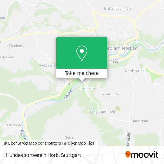 Hundesportverein Horb map