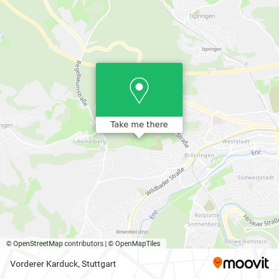 Карта Vorderer Karduck