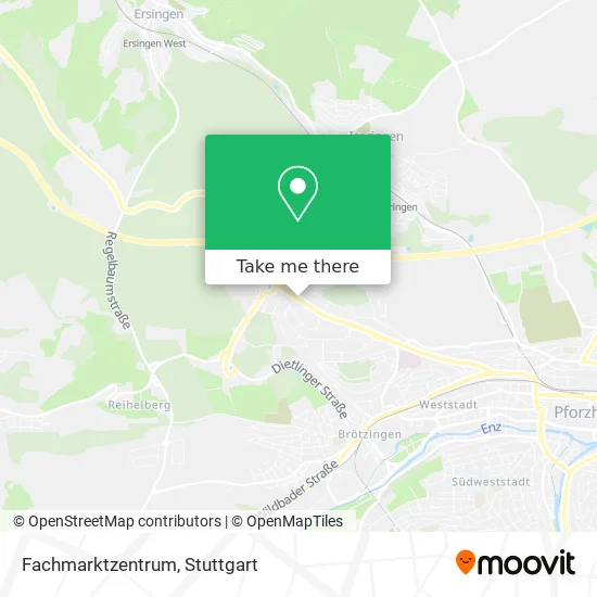 Карта Fachmarktzentrum