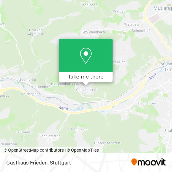 Карта Gasthaus Frieden