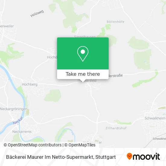 Карта Bäckerei Maurer Im Netto-Supermarkt