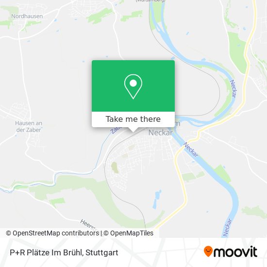 Карта P+R Plätze Im Brühl