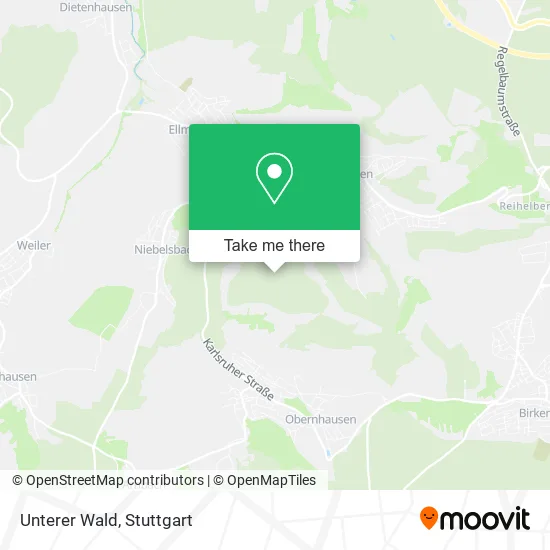 Карта Unterer Wald