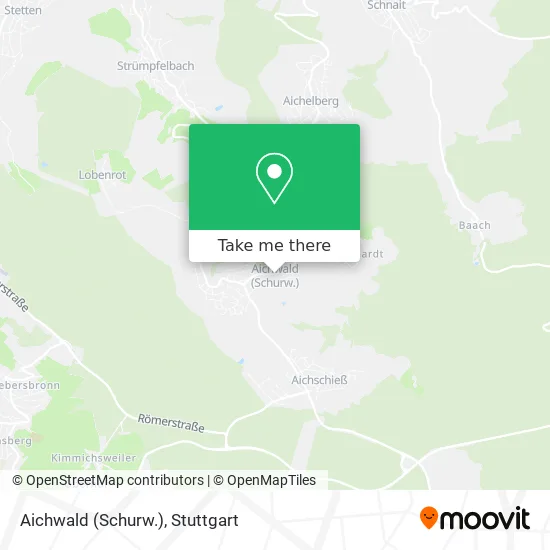 Карта Aichwald (Schurw.)