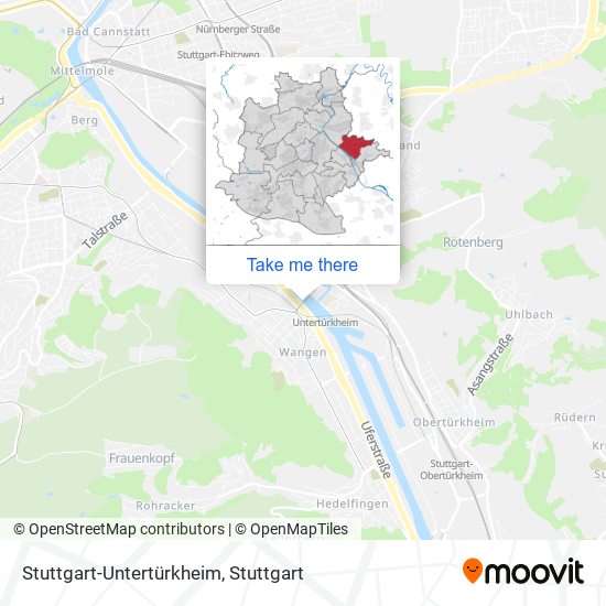 Карта Stuttgart-Untertürkheim