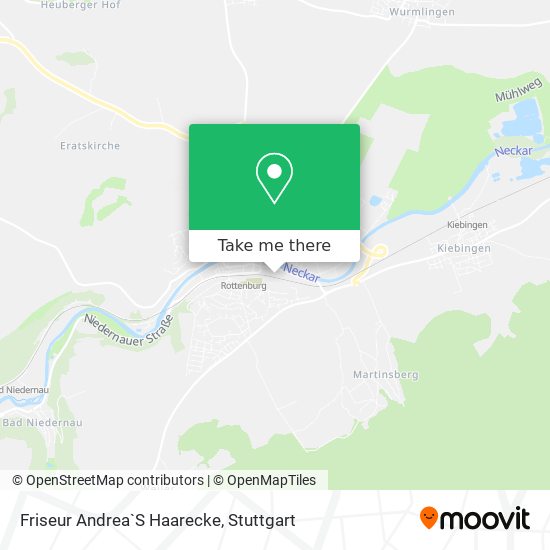 Friseur Andrea`S Haarecke map