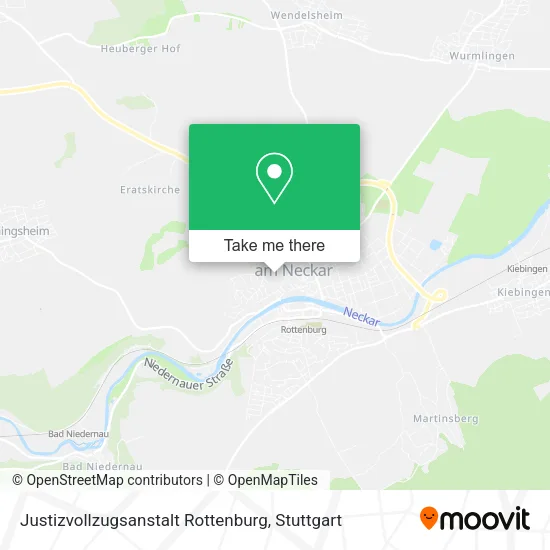 Карта Justizvollzugsanstalt Rottenburg