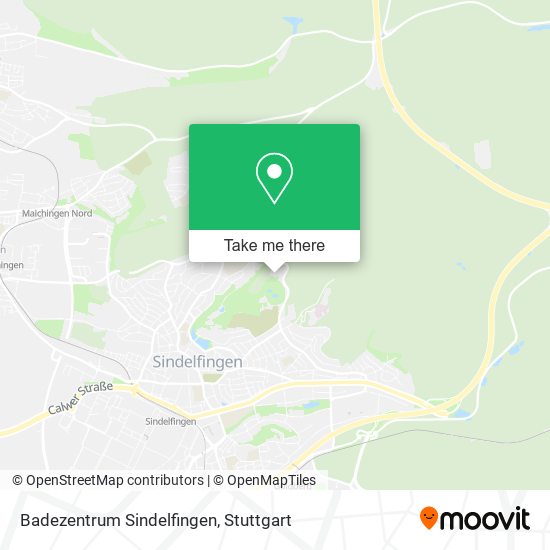 Badezentrum Sindelfingen map