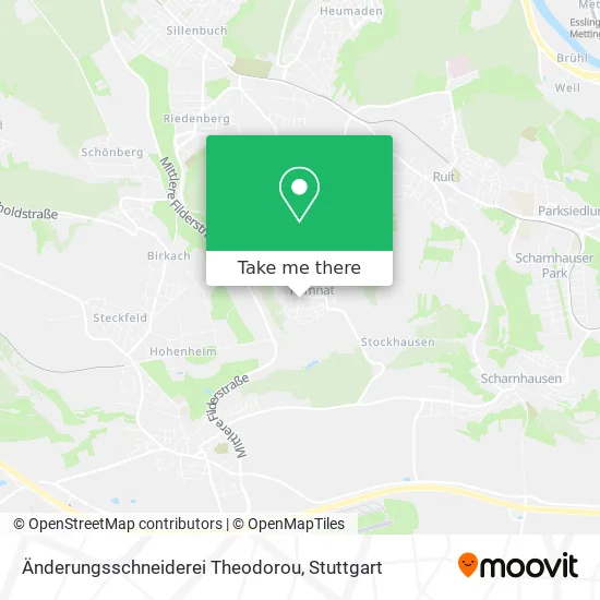 Карта Änderungsschneiderei Theodorou