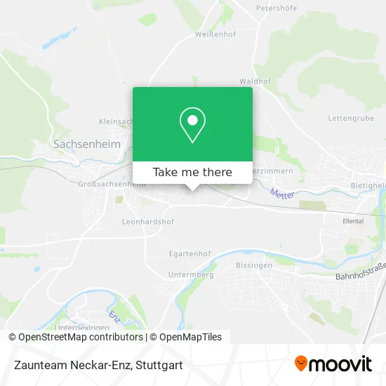 Карта Zaunteam Neckar-Enz