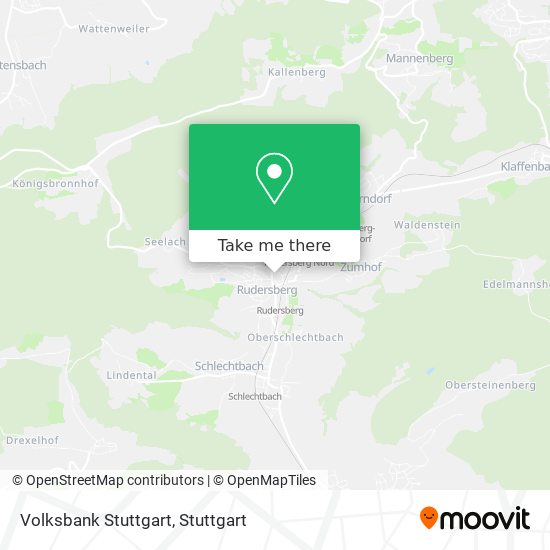 Volksbank Stuttgart map