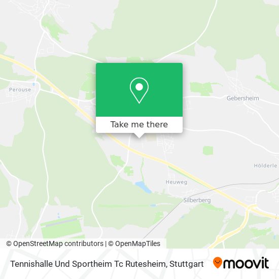 Tennishalle Und Sportheim Tc Rutesheim map