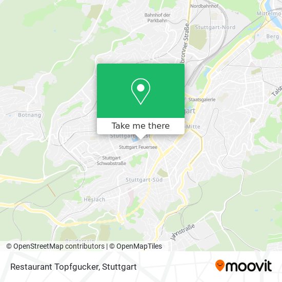 Restaurant Topfgucker map