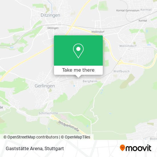 Карта Gaststätte Arena