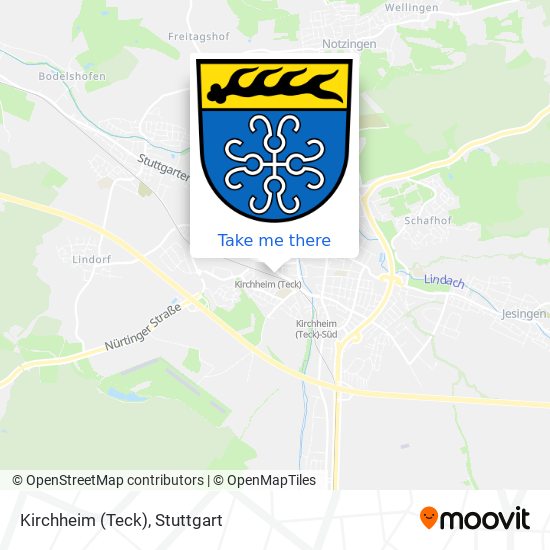 Карта Kirchheim (Teck)