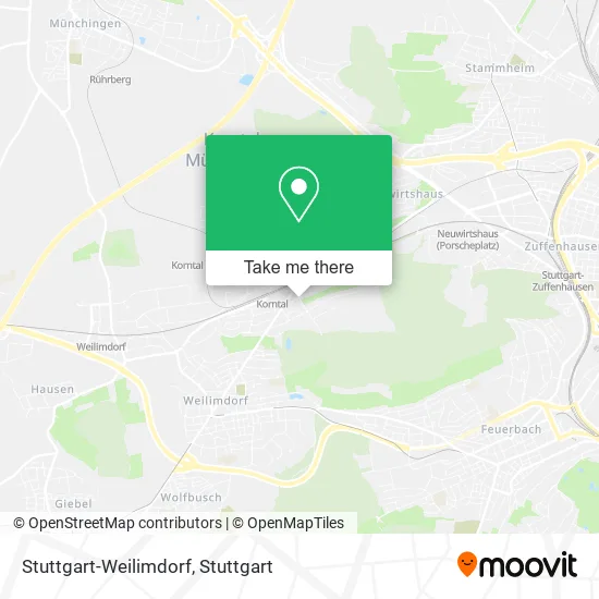 Карта Stuttgart-Weilimdorf