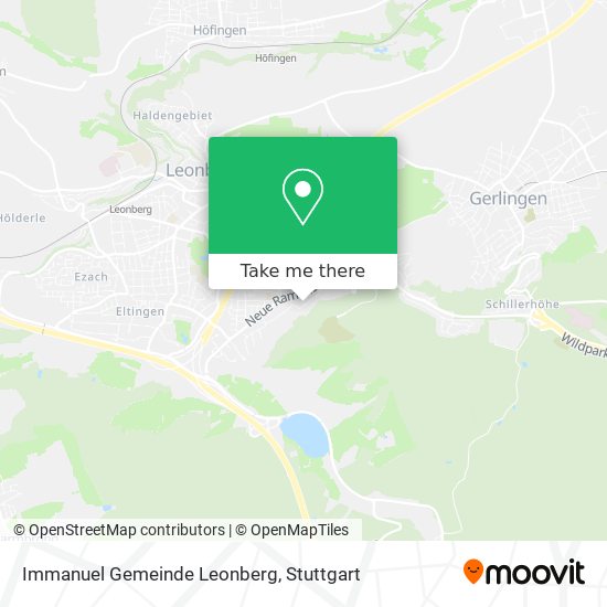 Immanuel Gemeinde Leonberg map