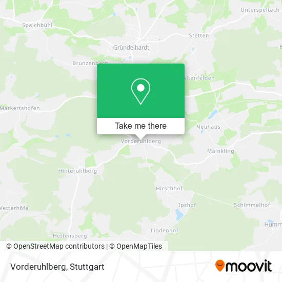 Карта Vorderuhlberg