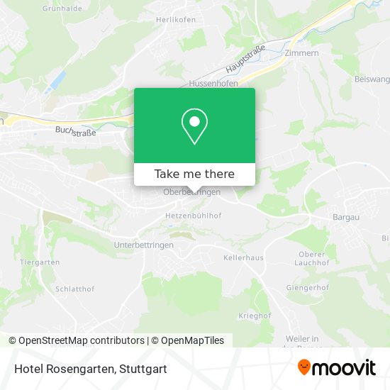 Hotel Rosengarten map