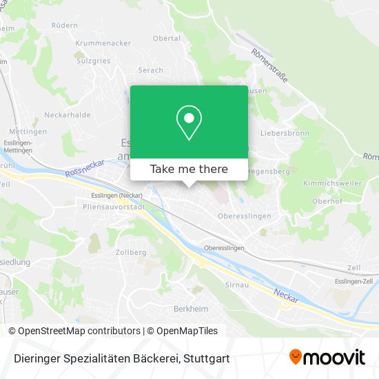 Dieringer Spezialitäten Bäckerei map