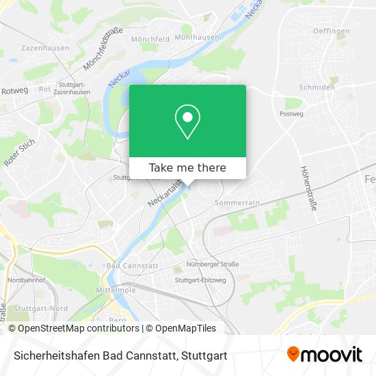 Sicherheitshafen Bad Cannstatt map