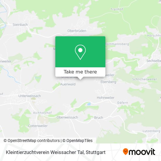 Kleintierzuchtverein Weissacher Tal map