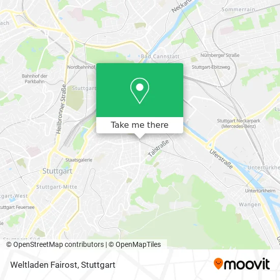 Карта Weltladen Fairost