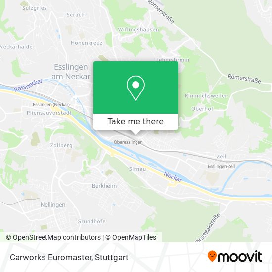 Carworks Euromaster map